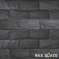 Фасадный колотый камень RKS SLATE Black Mushroom