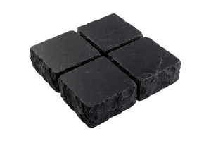 RKS Slate Belgian Black Limestone 100х100 мм. Прочная тротуарная плитка и плитка для пола из натурального известняка. Лучшая цена на плитку из камня известняк